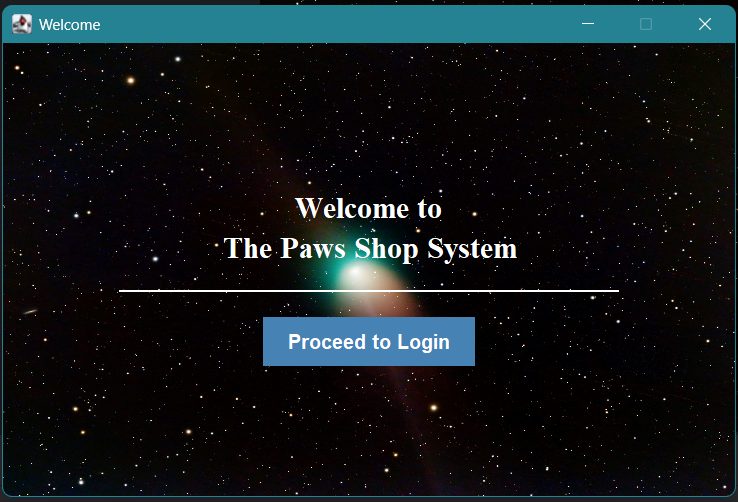 The Paw Shop - Pet Supply Management System